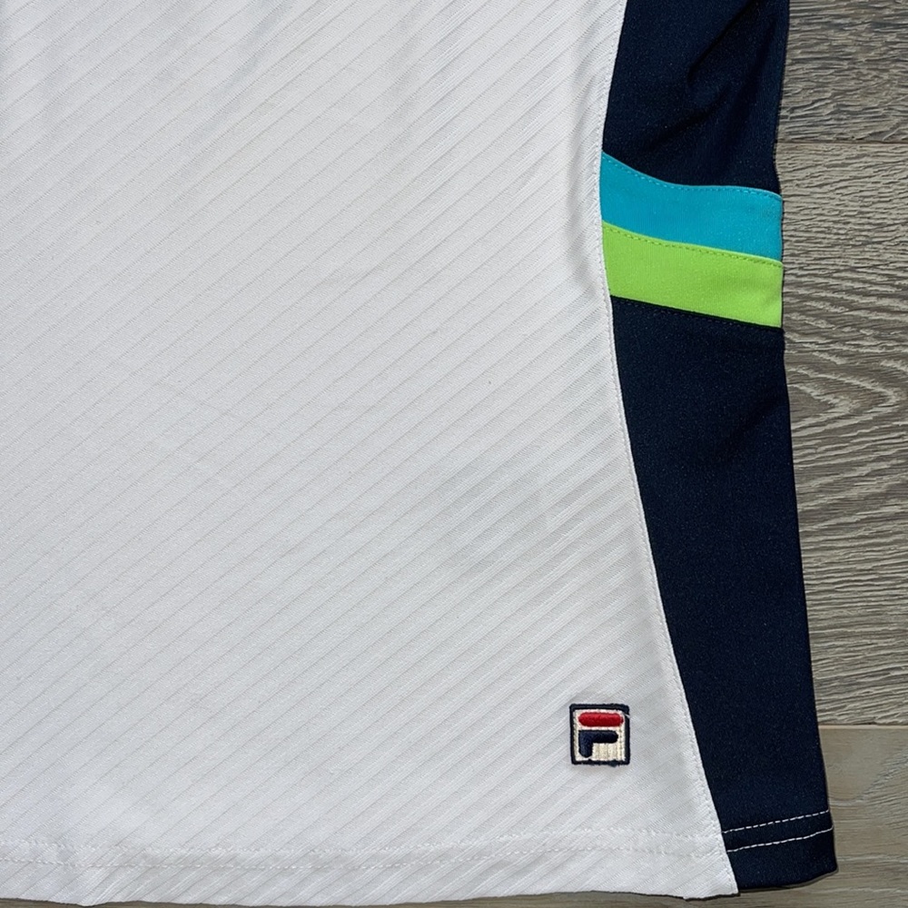 FILA 🎾HP🎾White Keyhole Sports Tank. Small - Picture 5 of 7